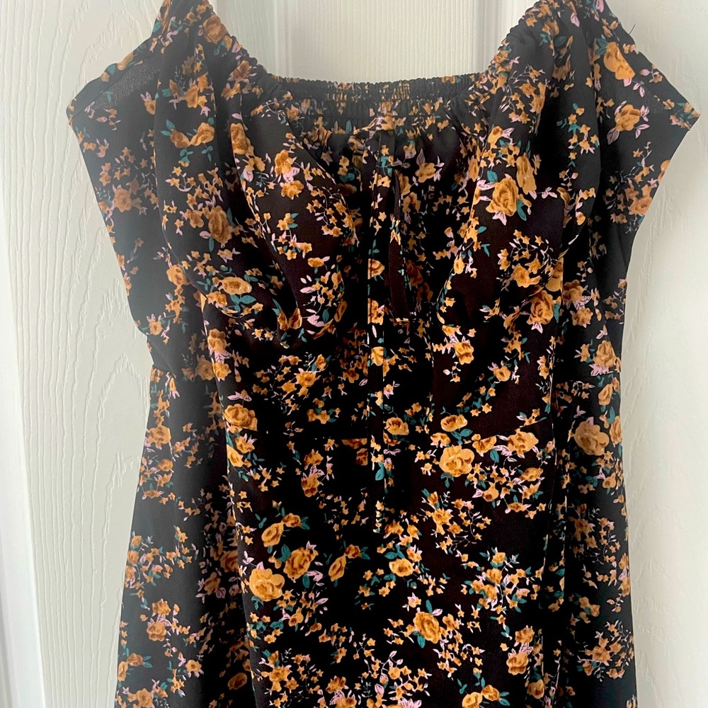 Black and gold Sundress